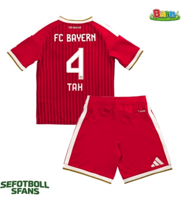 Bayern Munich Jonathan Tah #4 Hemmaställ Barn 2026-27 Kortärmad (+ Korta byxor)